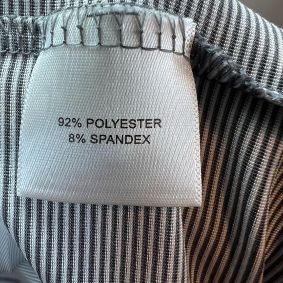 Peter Millar Men's Summer Comfort Polo Shirt Gray White Striped Stretch Golf XL - Picture 12 of 13